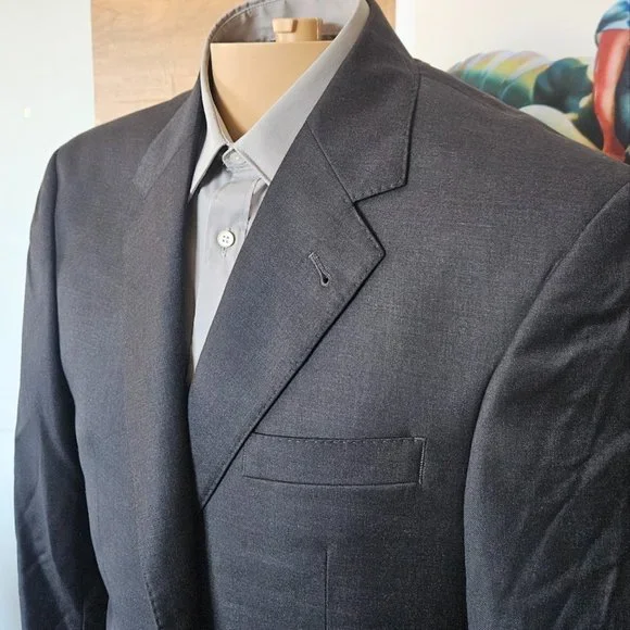 JosABank Mens Blazer Sports Coat Casual Jacket Size 40S Wool Suit